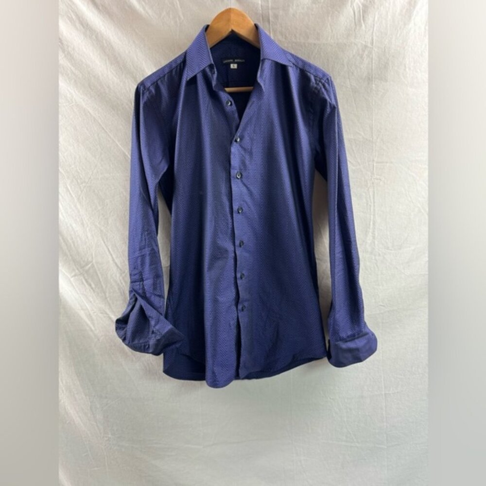 Purple Button Down Dress Shirt - Picture 1 of 3